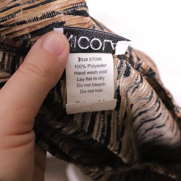 Vintage | 1990's Short Sleeve Printed Top Large - Picture 6 of 7